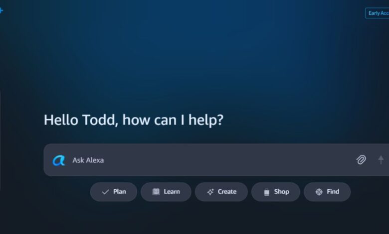 Alexa Plus agora disponível na web para competir com ChatGPT